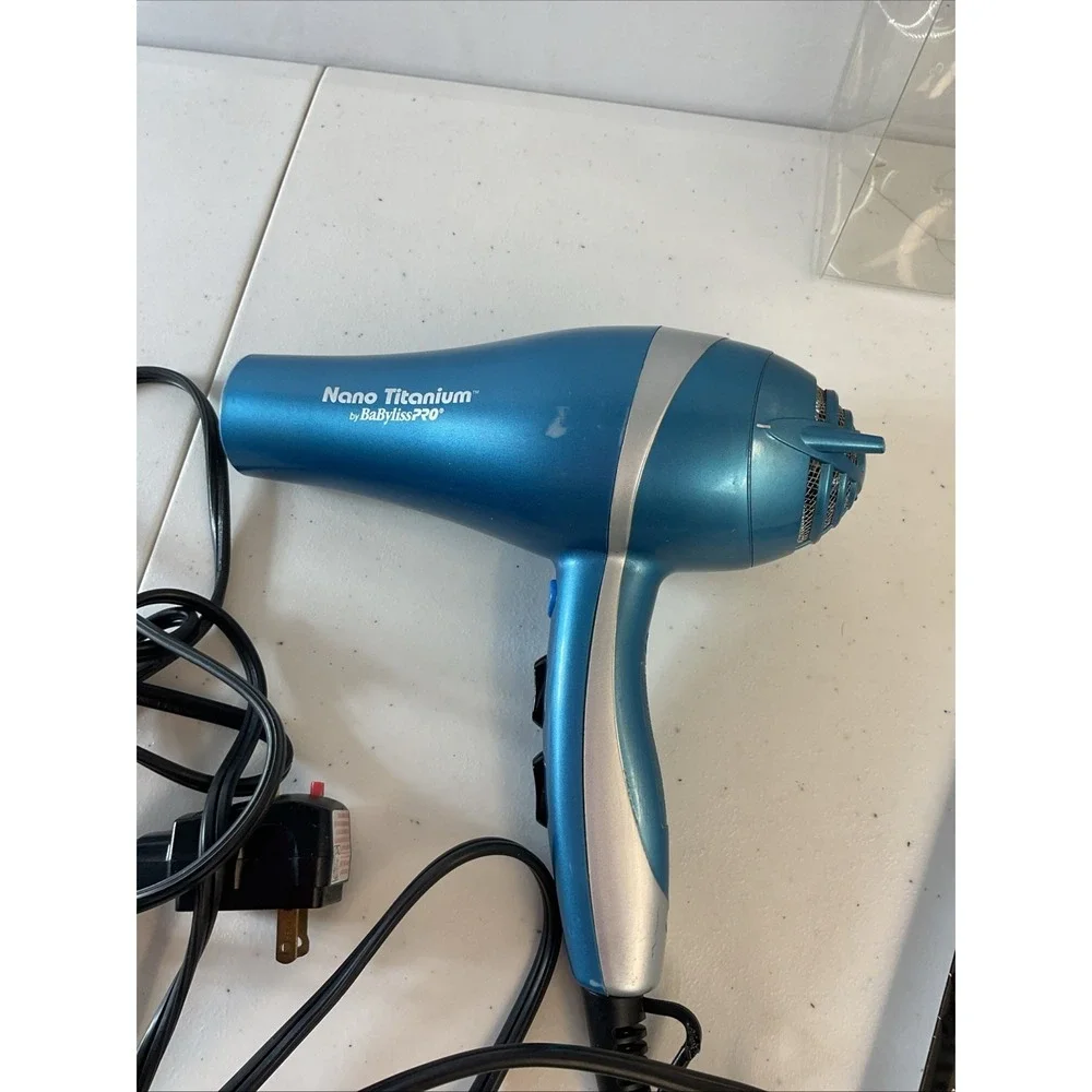 Baby‎ Bliss Pro Nano Titanium Hairdryer Portofino Full-Size Blue